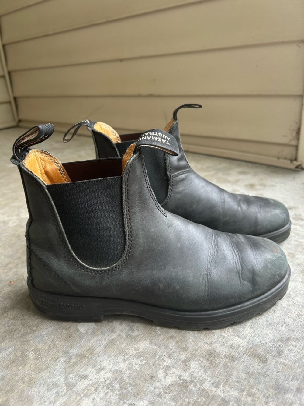 Blundstone Leather Chelsea Boots Black 9